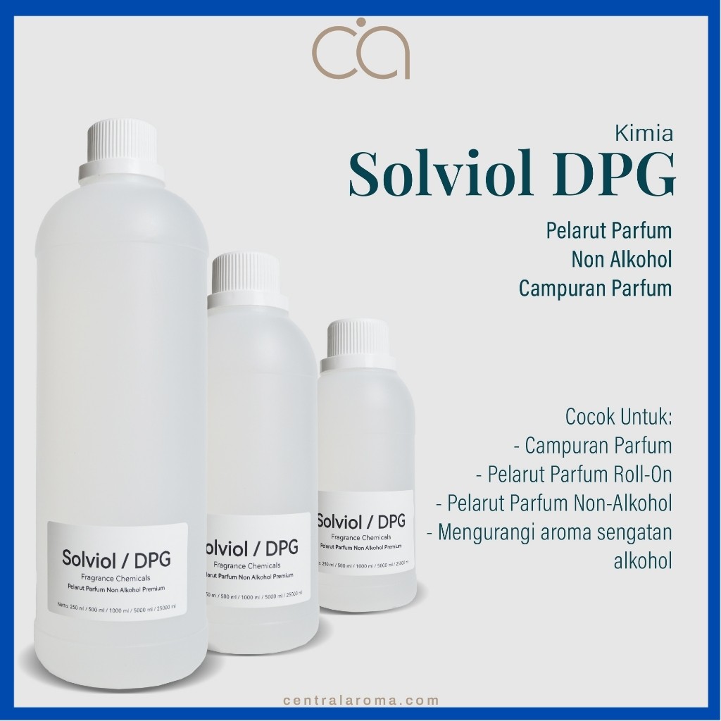 Solviol DPG Pelarut Parfum Non Alkohol Campuran Parfum (natural)