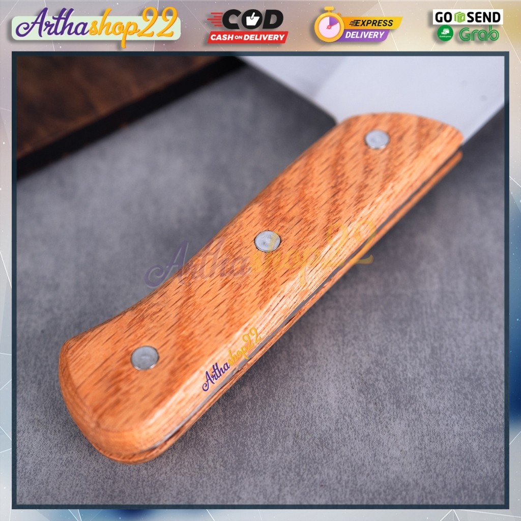 Pisau Daging Stainless / Pisau Cincang Tulang / golok daging stenlis / golok potong tulang B215