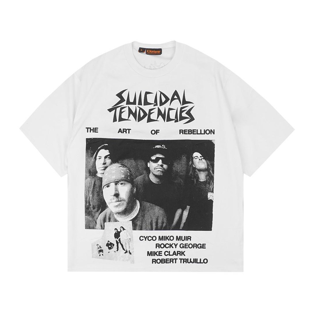 KKONTENER SUICIDAL TENDENCIES  RELAXED FIT TSHIRT WHITE Original