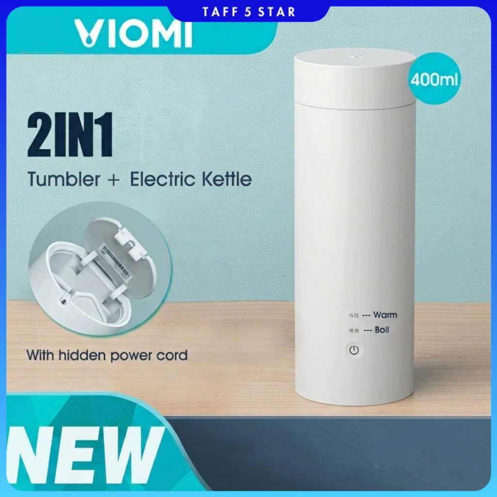 VIOMI Teko Listrik Pemanas Air Portable Tumbler Heater 300W 400ml - YM-K0401