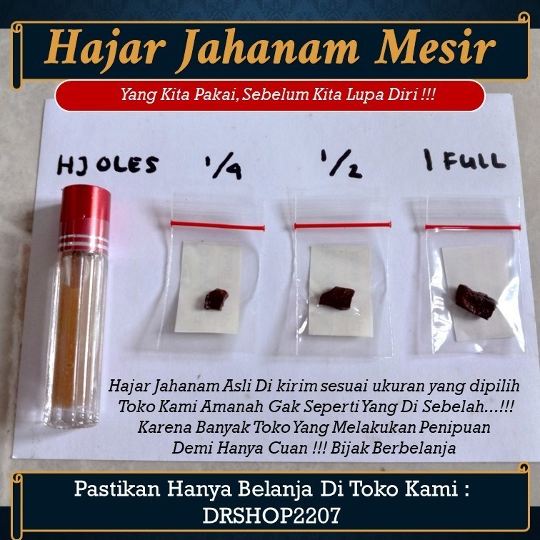 Hajar Jahanam Original Asli Mesir Batu Padat Terbukti Ampuh
