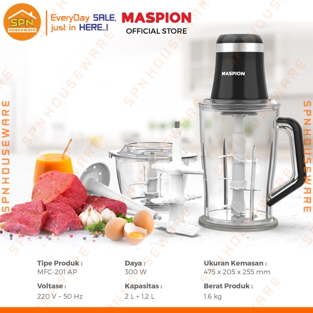MASPION Food Chopper MFC-201AP
