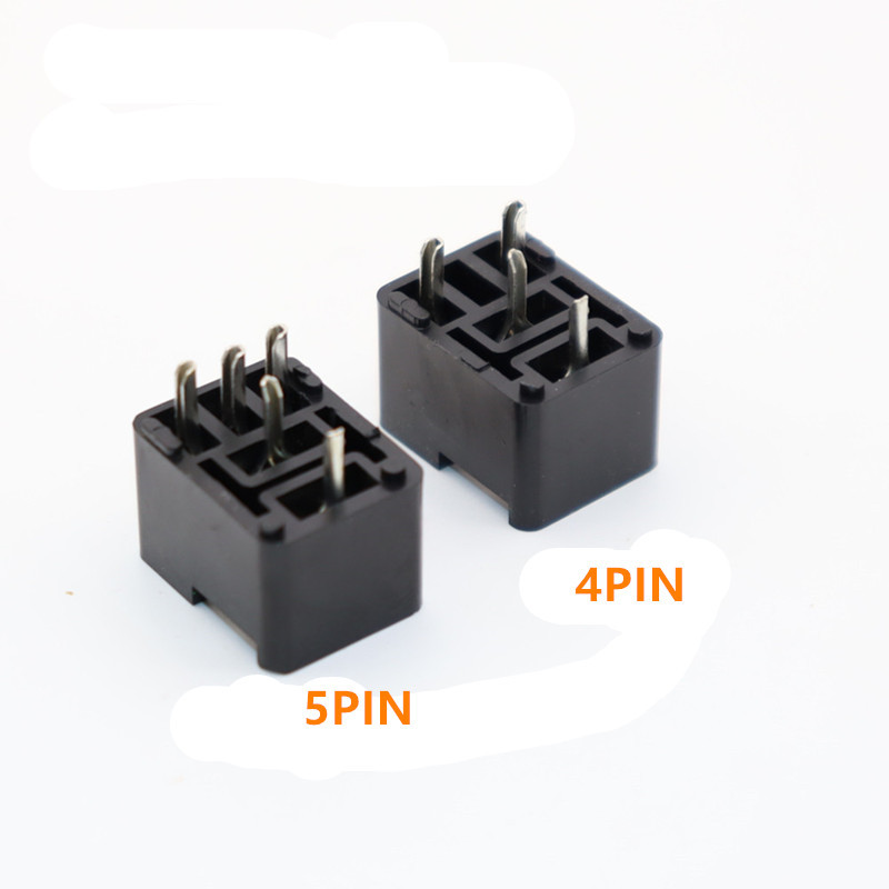 10 set - Soket relay otomatis PCB 4pin 5pin dudukan relay mobil terminal pcb