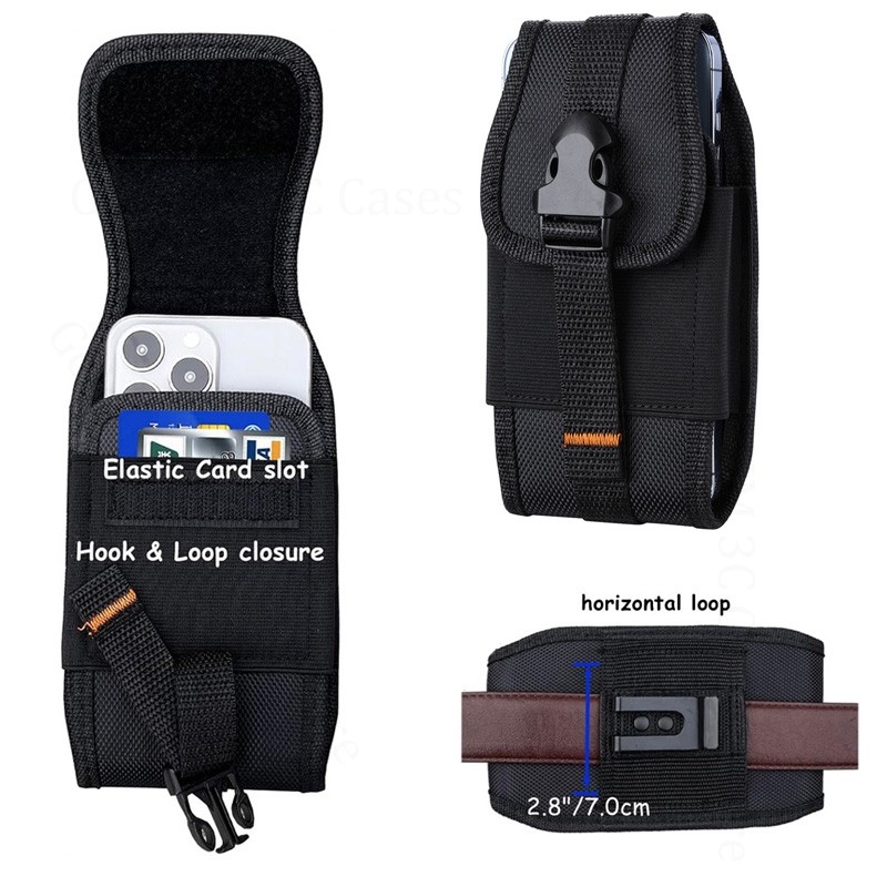 Poues For Oukitel WP55S WP62 WP60 WP58 Pro Wallet Cases Waist Bags Belt Phone Card Cover For Oukitel
