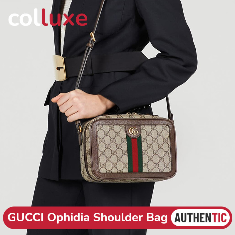 GUCCI Ophidia GG Shoulder Bag Unisex tas bahu wanita