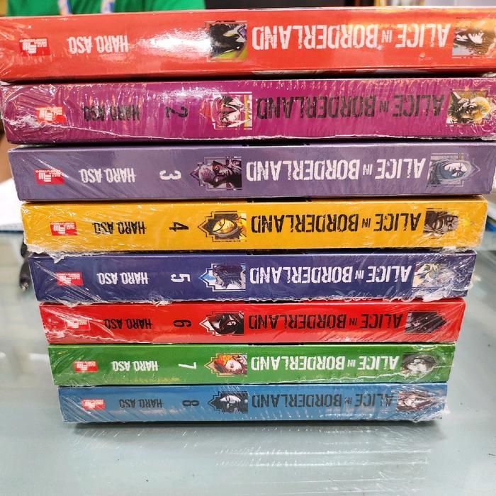 Komik Alice In Borderland set vol 1-8 segel  Bahasa Indonesia