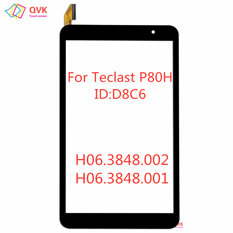New 8In H06.3848.002 001 Tablet Capacitive Tou Screen gitizer Sensor External Glass Panel  For Tecla