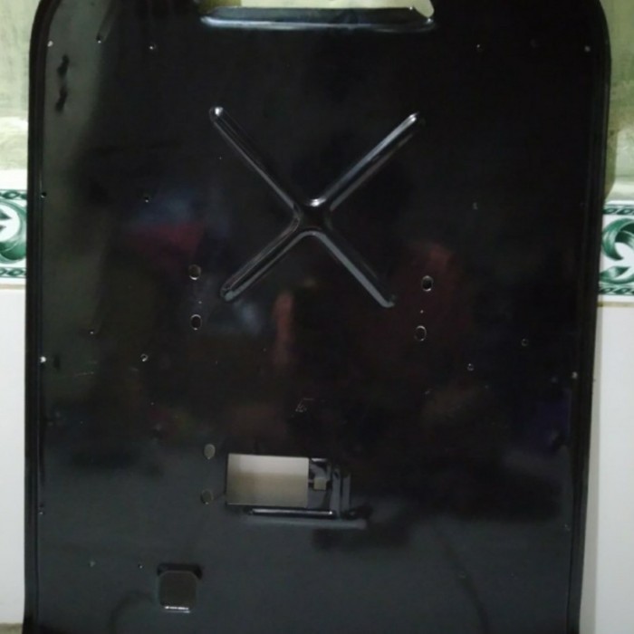 Dek Lantai Vespa PS PX Strada Dek Hitam Bahan Tebal Plat dek dudukan