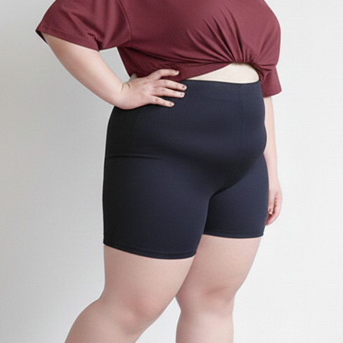 Celana Dalaman Wanita Jumbo Short Pants Strit Legging Pendek Wanita Dewasa Adem