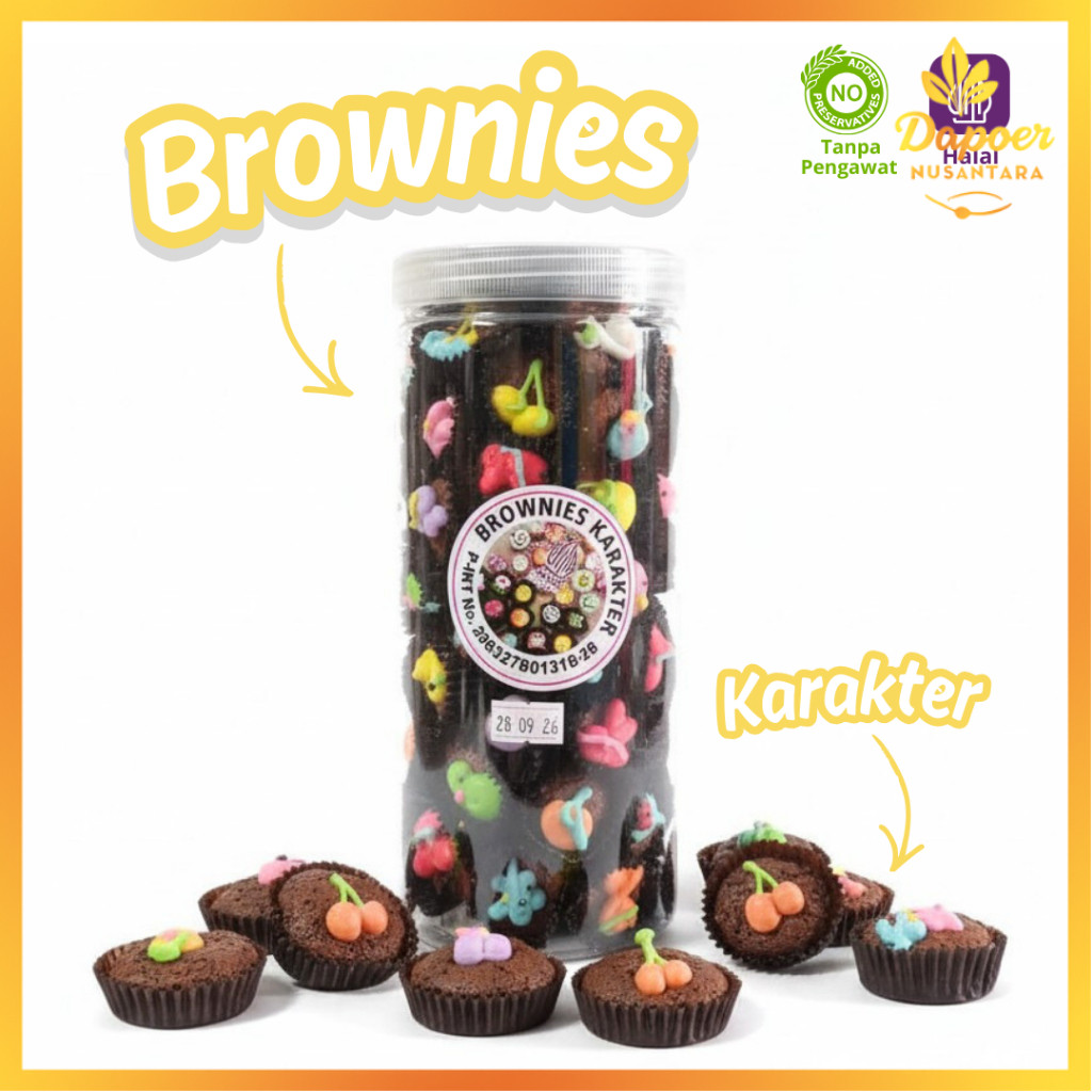 Brownies karakter Kering Toples