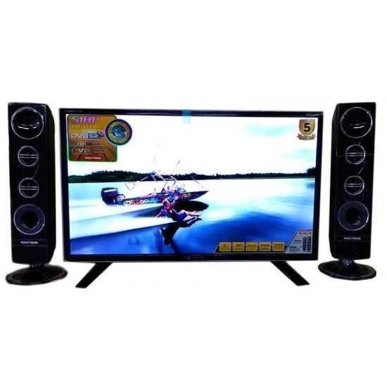 Led Tv Polytron Cinemax 32 inch 32TV1855 PLD32TV Digital Speaker Tower - Televisi
