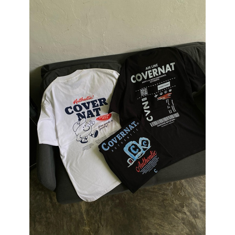 COVERNAT T-SHIRT MOTIF LOGO
