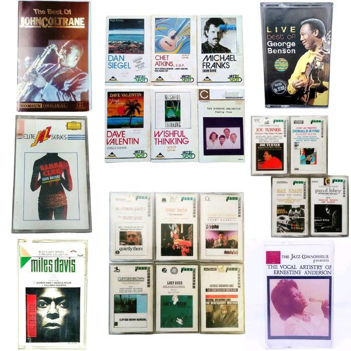 Kaset pita JAZZ penyanyi - group - band lagu jazz barat