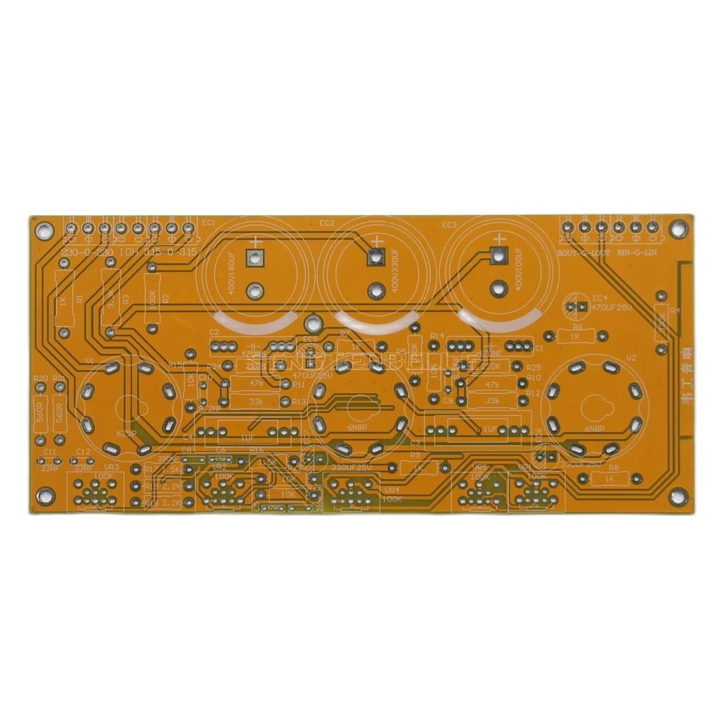 6SN7 6N8P Tube Preamplifier Board PCB HiFi Volume Control Preamp Auo