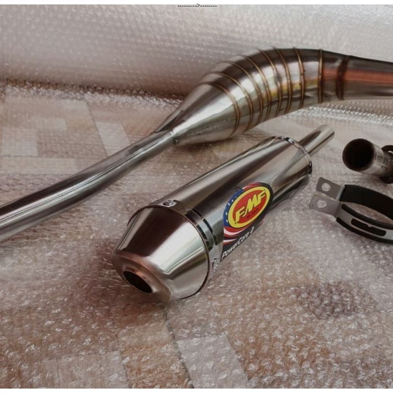 Knalpot suzuki Ts125 ts 125 fmf/racing exhaust ekzos exzos pnp