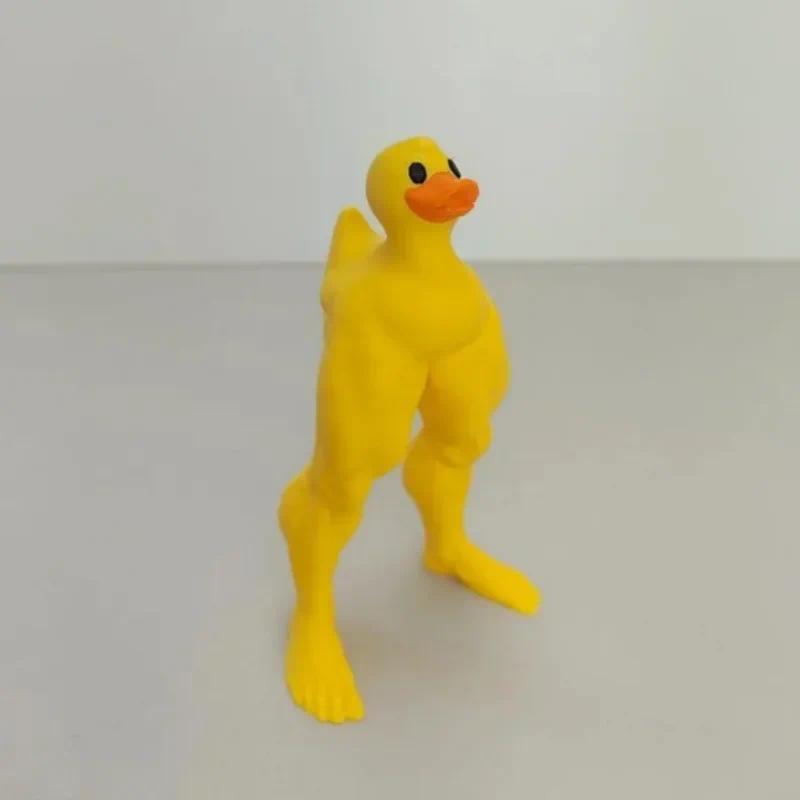 American Style Chicken and Duck Creative Funny Standing Duck Desktop Ornament Resin Crafts Home Deco