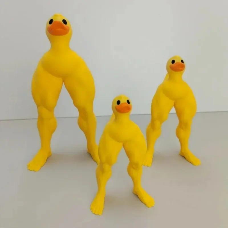 American Style Chicken and Duck Creative Funny Stanng Duck Desktop Ornament Resin Crafts Home Decora