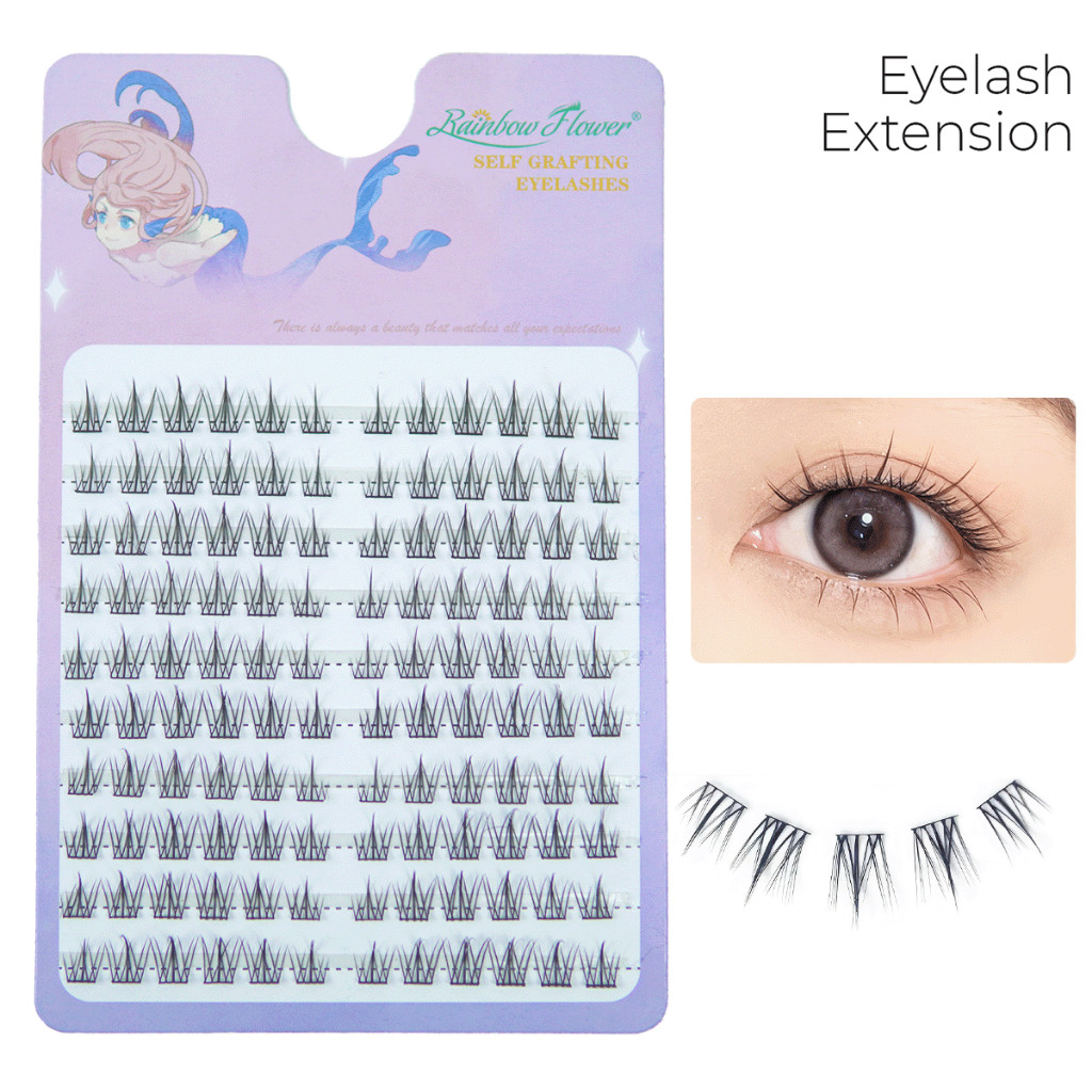 Bulu Mata Palsu Natural Eyelash Douyin Make Up Look Pemasangan Mudah JM023