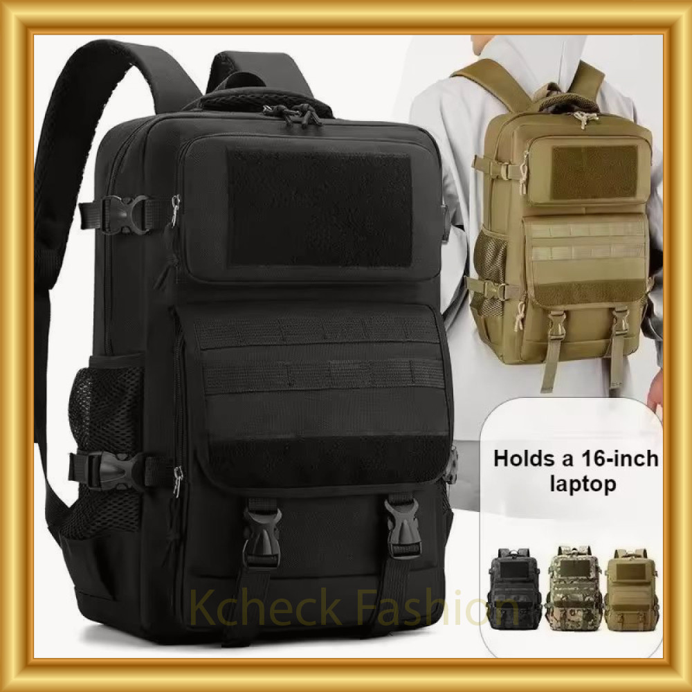 Tas Ransel Kanvas Traveling Hiking Backpack Oxford Waterproof - MJ700