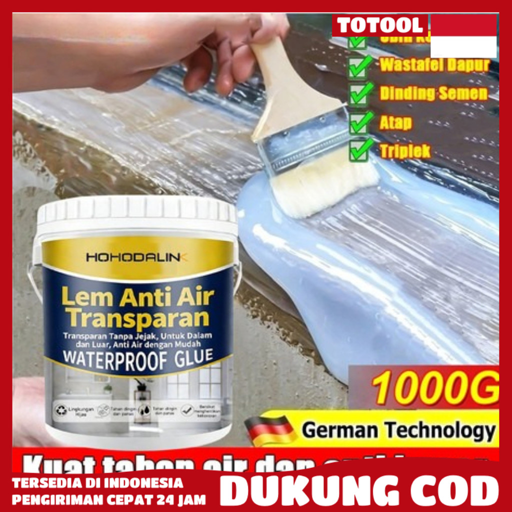 lem anti bocor dan rembes transparan 1000g lem tembok retak anti bocor Toilet/dinding/kolam renang/u