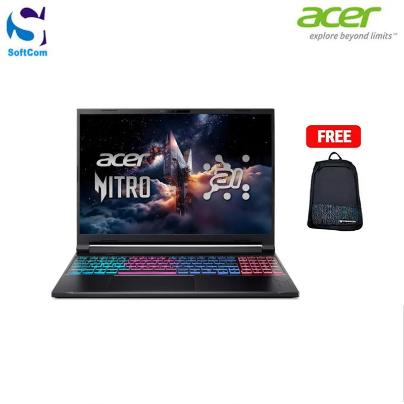 ACER Nitro V 16S ANV16S 41 R032 R5 240/16GB/512GB SSD/GeForce RTX 5050 8GB/16" WUXGA 180Hz/W11