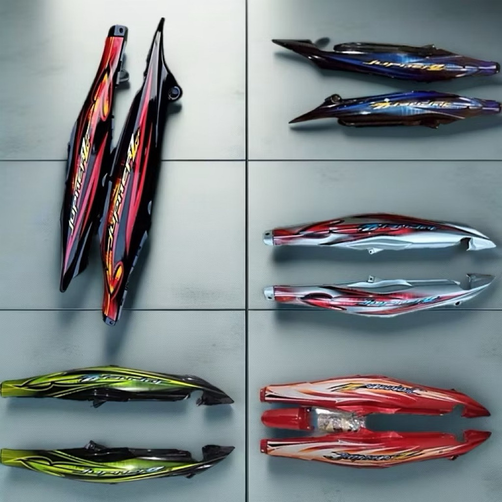 COVER BODY SAMPING BELAKANG JUPITER Z NEW BURHAN BODY JUPITER Z NEW BURHAN SET STRIPING