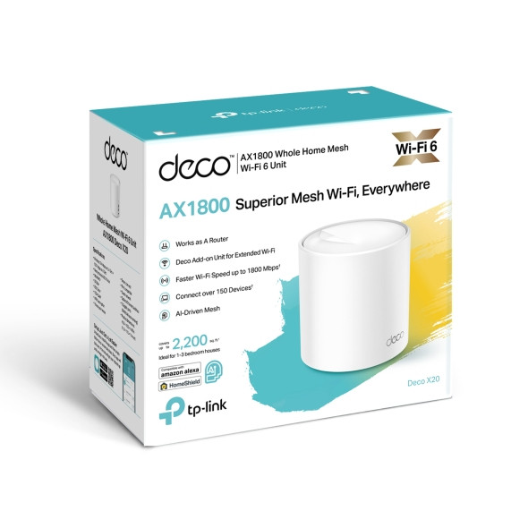 TP-LINK DECO X20 (1-PACK) dan TP-LINK DECO X20 (2-PACK)