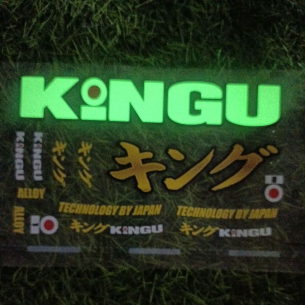 STIKER KINGU ALLOY MENYALA BESAR UNTUK VELG MOTOR