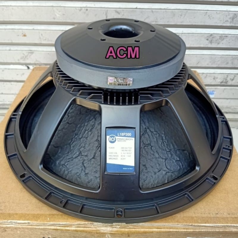 SPEAKER COMPONENT RCF L18P300 18 INCH L 18P300 VC 4 INCH SUBWOOFER 18 INCH