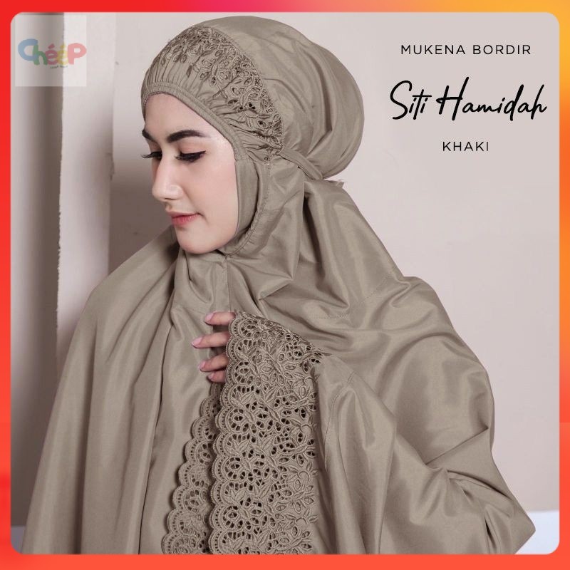 Mukena Telekung Dewasa Siti Khadijah Katun Premium