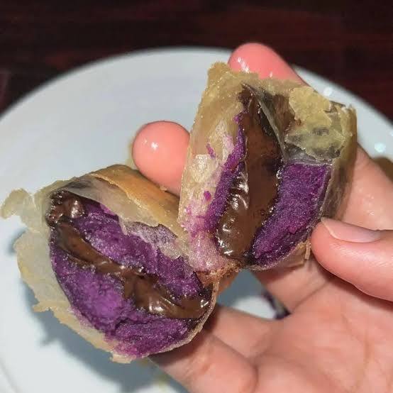 Lumpia Ubi Ungu Lumpia Ubi Coklat Keju Lumer Isi 10