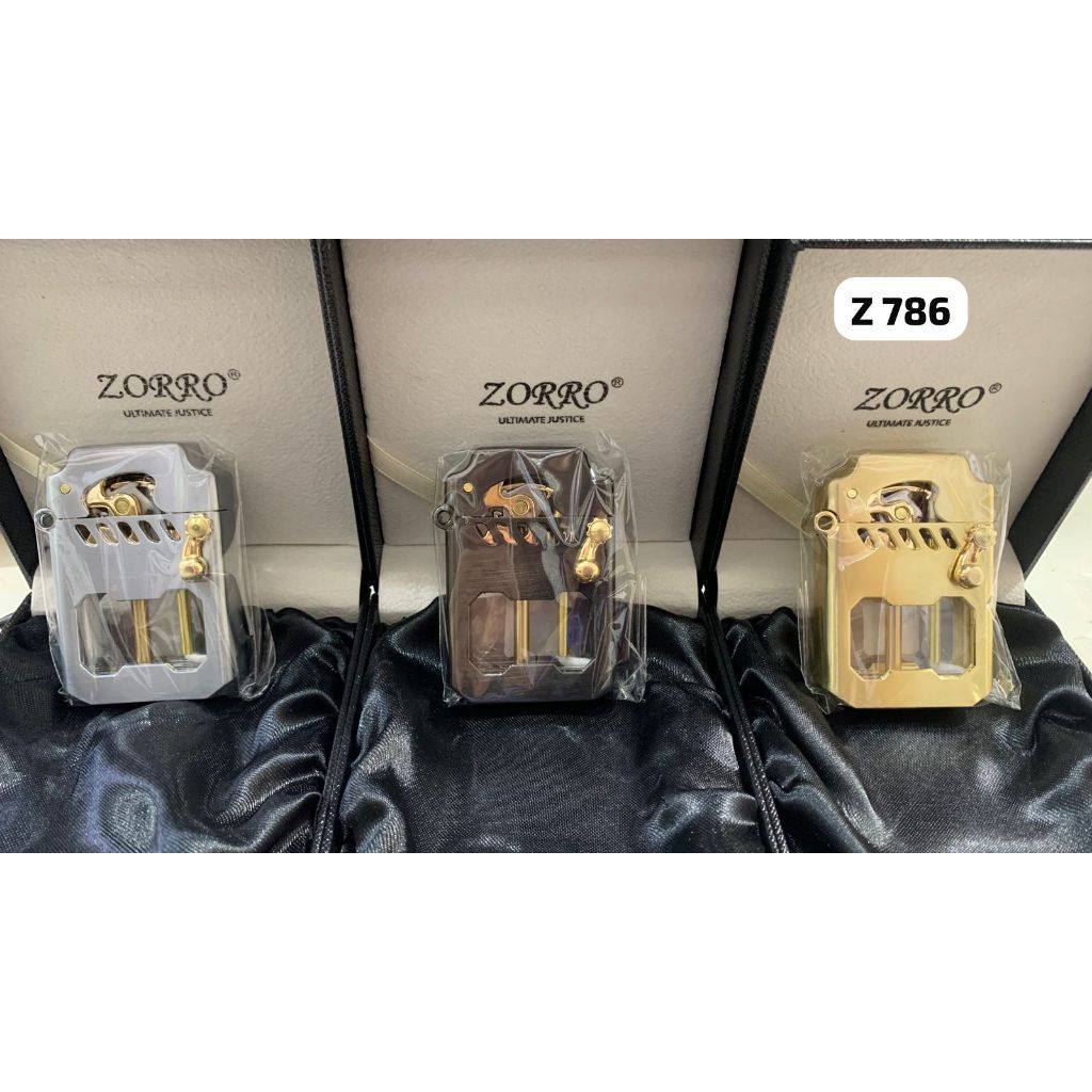 Korek Zorro Z786 Saibo Mech Transparan Metal