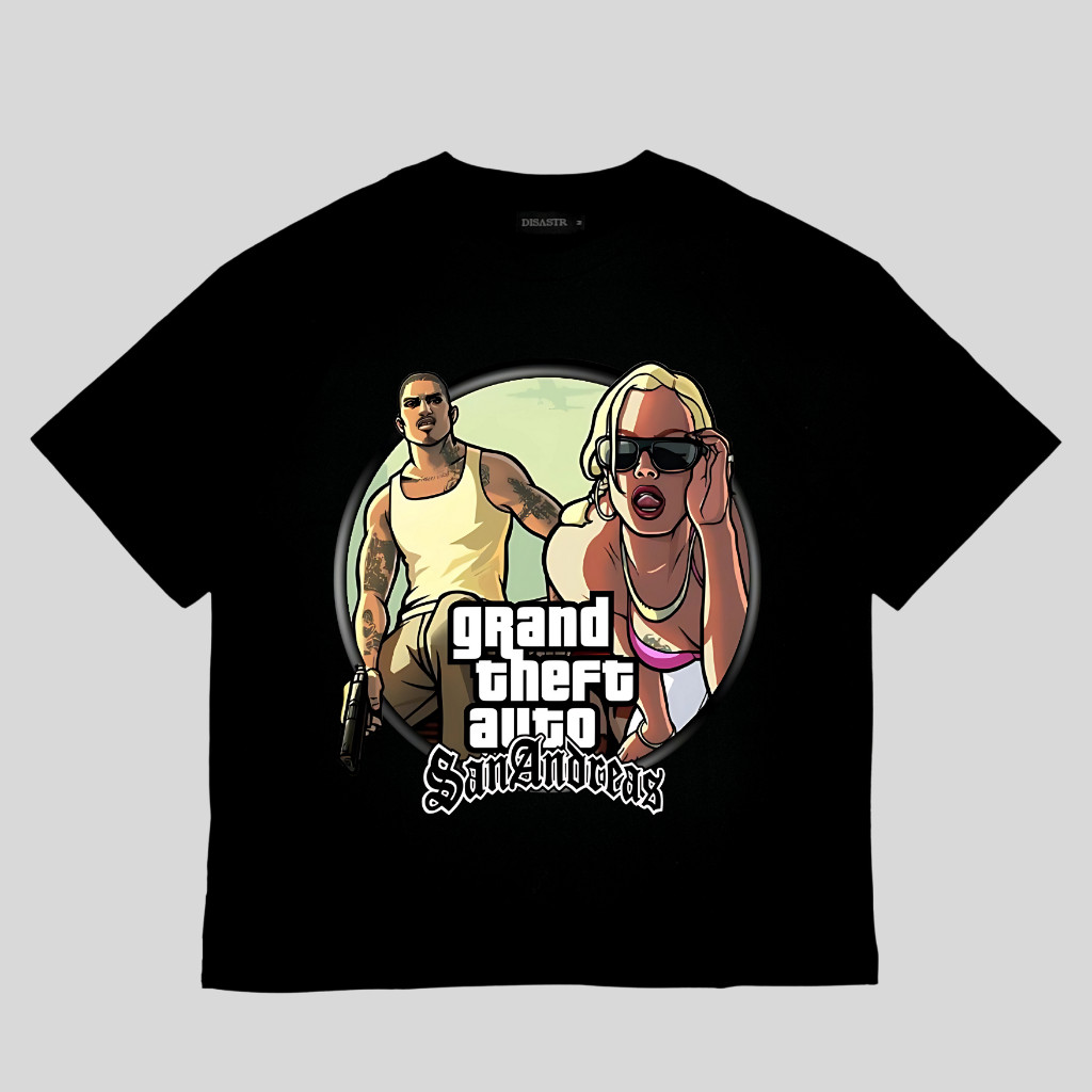 (COD) DISASTR Kaos Grand Theft Auto San Andreas GTA Tshirt