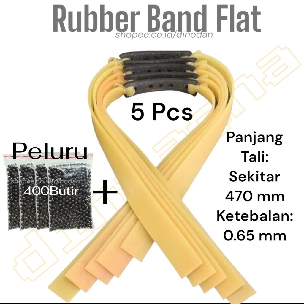 Tali Kare Ketapel Ceamy White 10 Pcs Karet Berkualitas