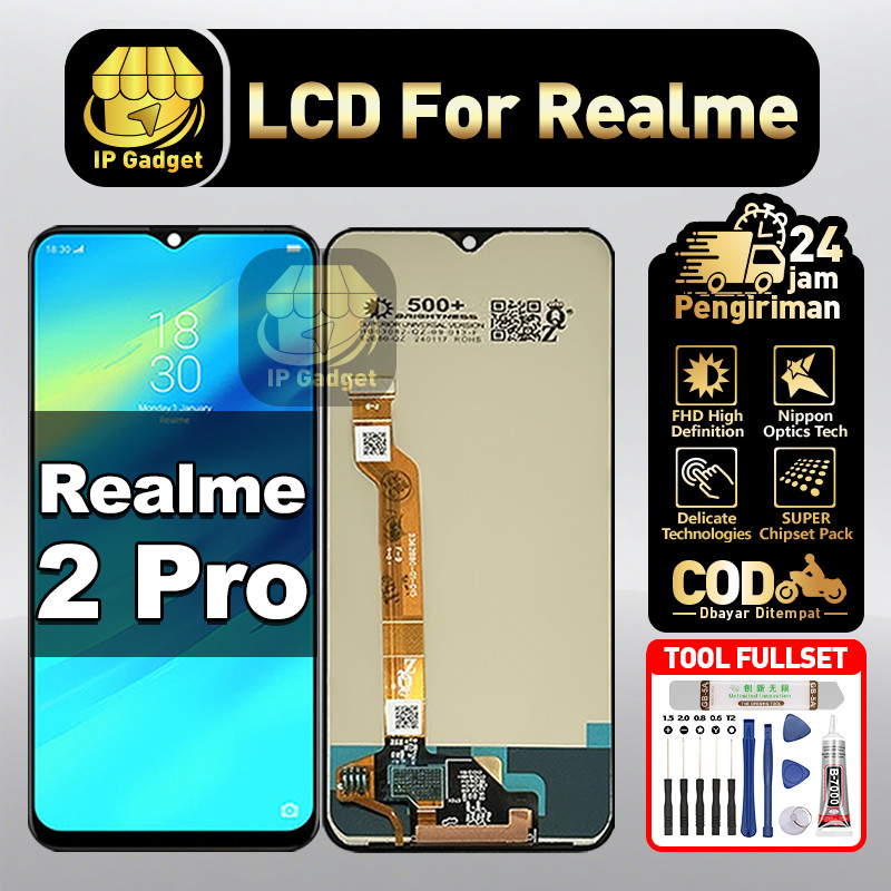 LCD REALME 2 PRO Fullset LCD HP Touchscreen Layar Sentuh Touch Screen COD