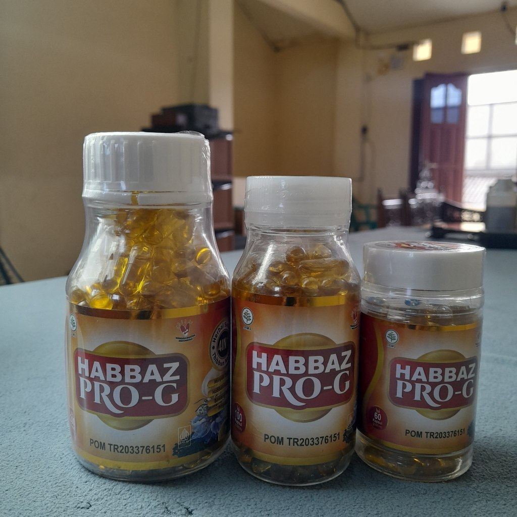 Habbaz Pro G - Obat Herbal sakit Kepala Perut kembung Alergi Dingin