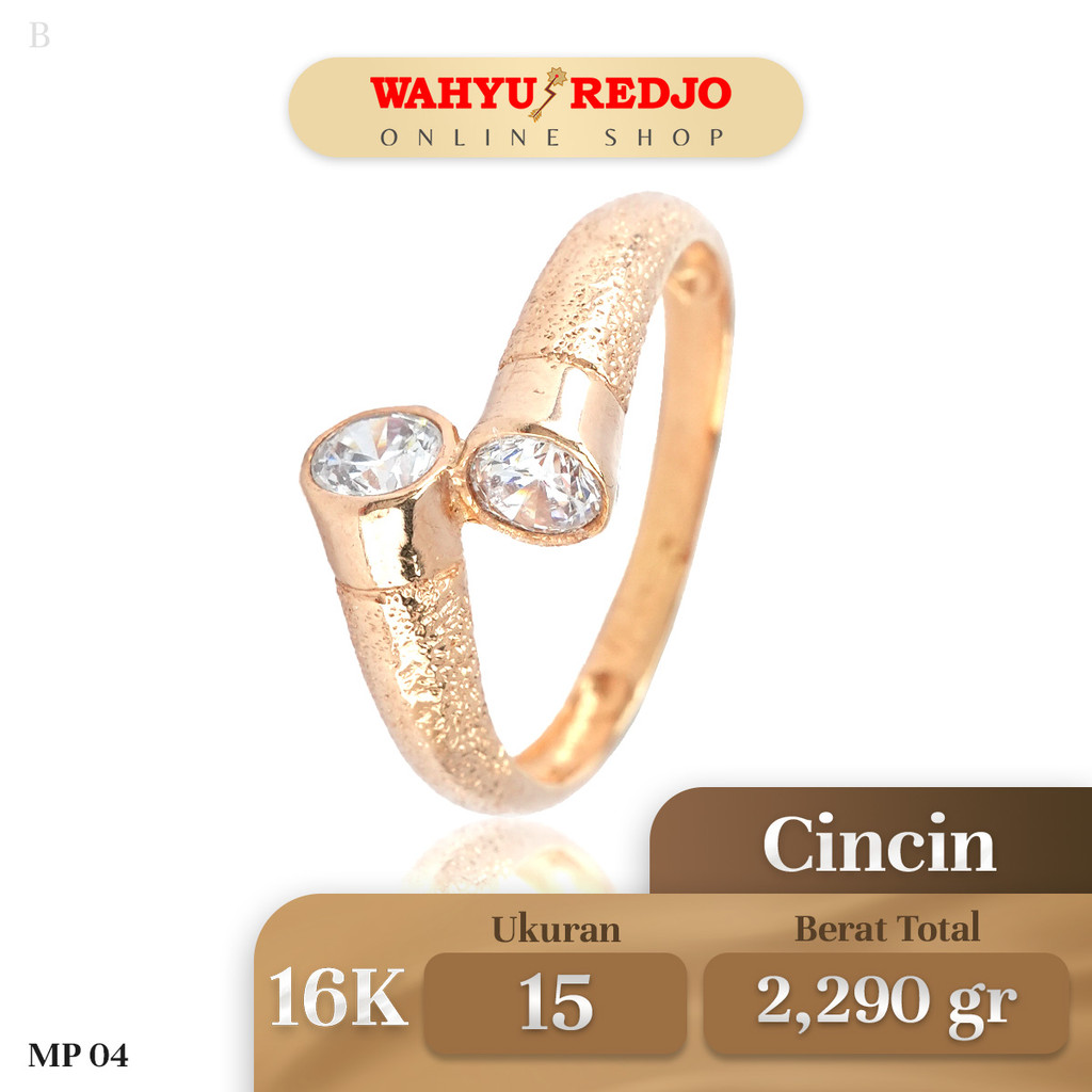 Cincin Emas Kadar 16K Wahyu Redjo CC-16K-30475180