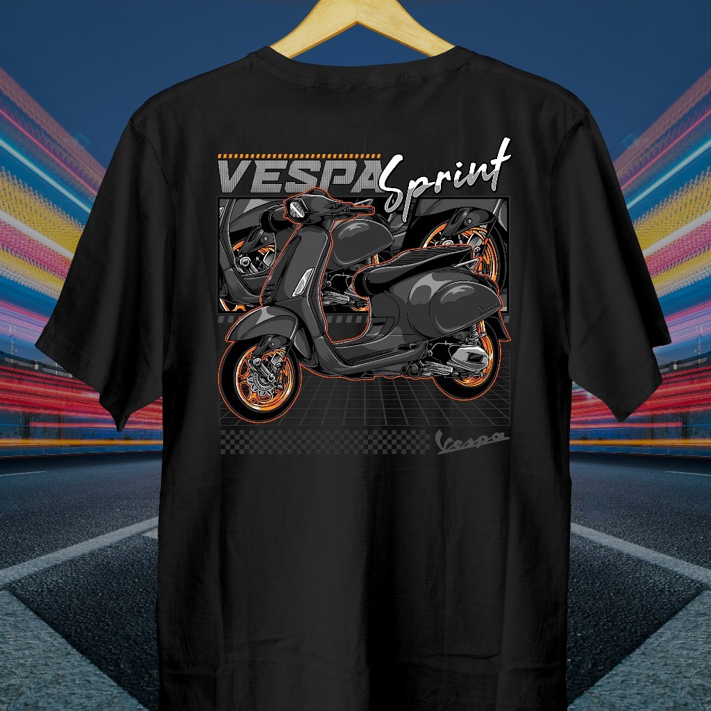 Kaos Motor Vespa Matic 150 // Kaos Vespa Matic // Baju Vespa Matic // Vespa Matic // Vespa