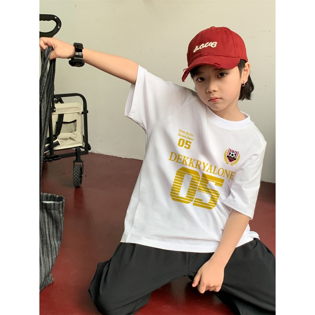 Kaos anak pria|2-12 Tahun|Cetakan gaya Korea|korea style premium baju atasan|Anak pria 10 tahun impo