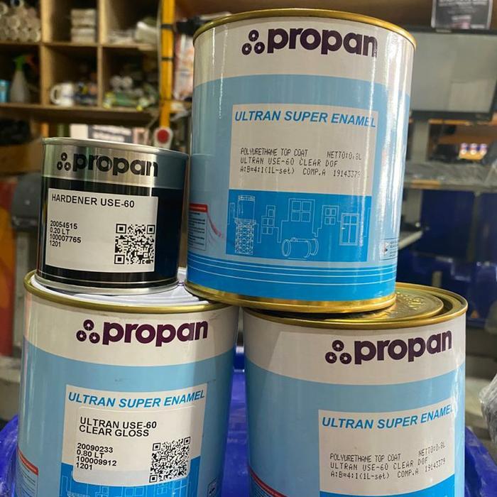 propan use 60 clear gloss dan clear doff - clear gloss