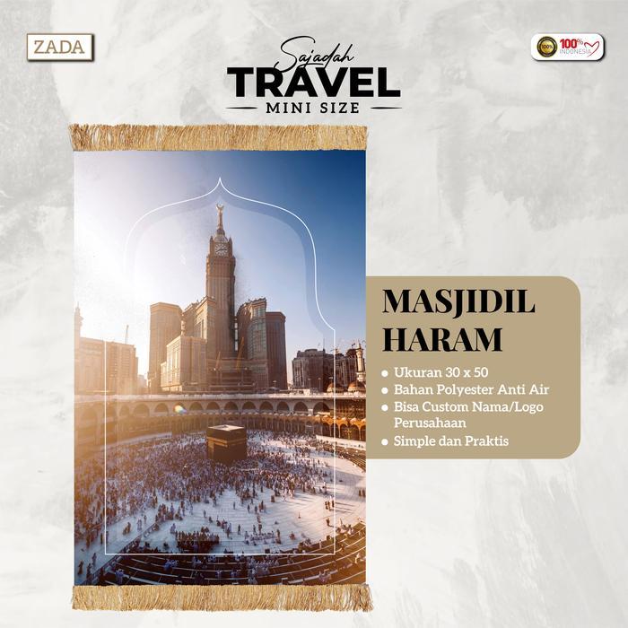 PROMO Sajadah Travel Mini Size - Masjidil Haram