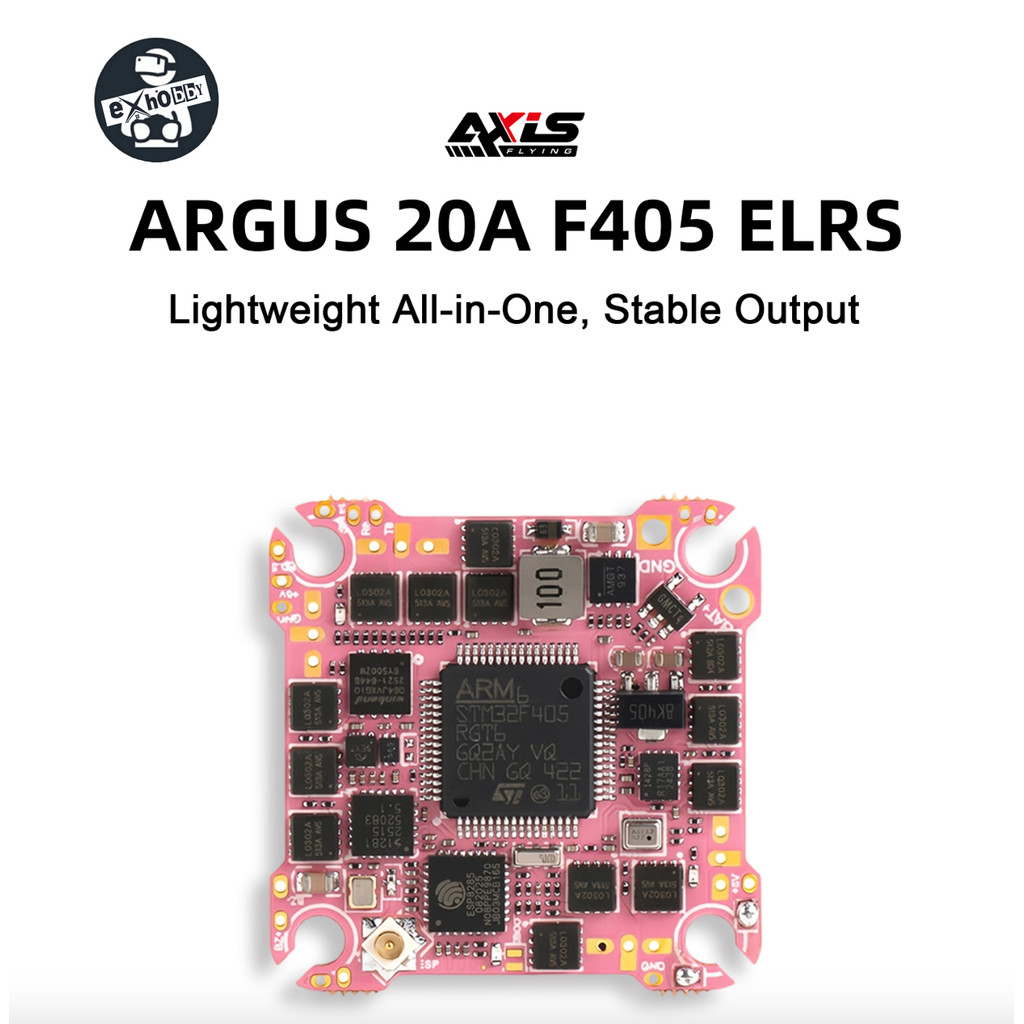 Axisflying ARGUS AIO 20A F405 Flight Controller STACK With ELRS 2.4G