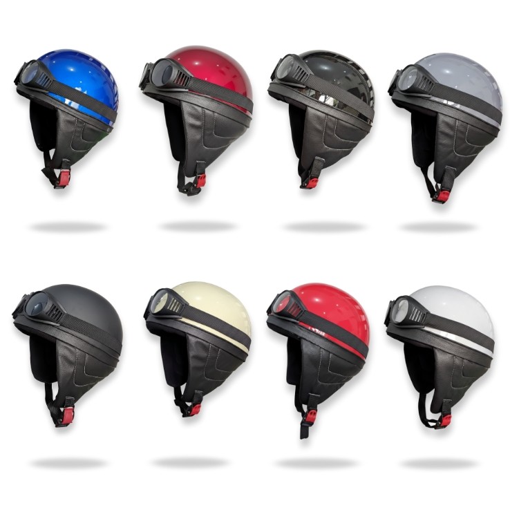 HELM BOGO CHIPS RETRO DEWASA POLOS TERBARU SNI