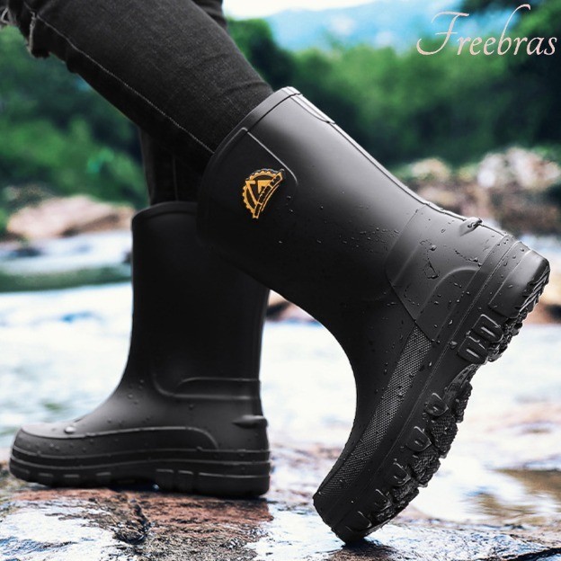 AIMAN STORE BERKAH FREEBRAS Versi Korea Tahan Air Sepatu Boots Pria Import Premium Bots Premium Qual