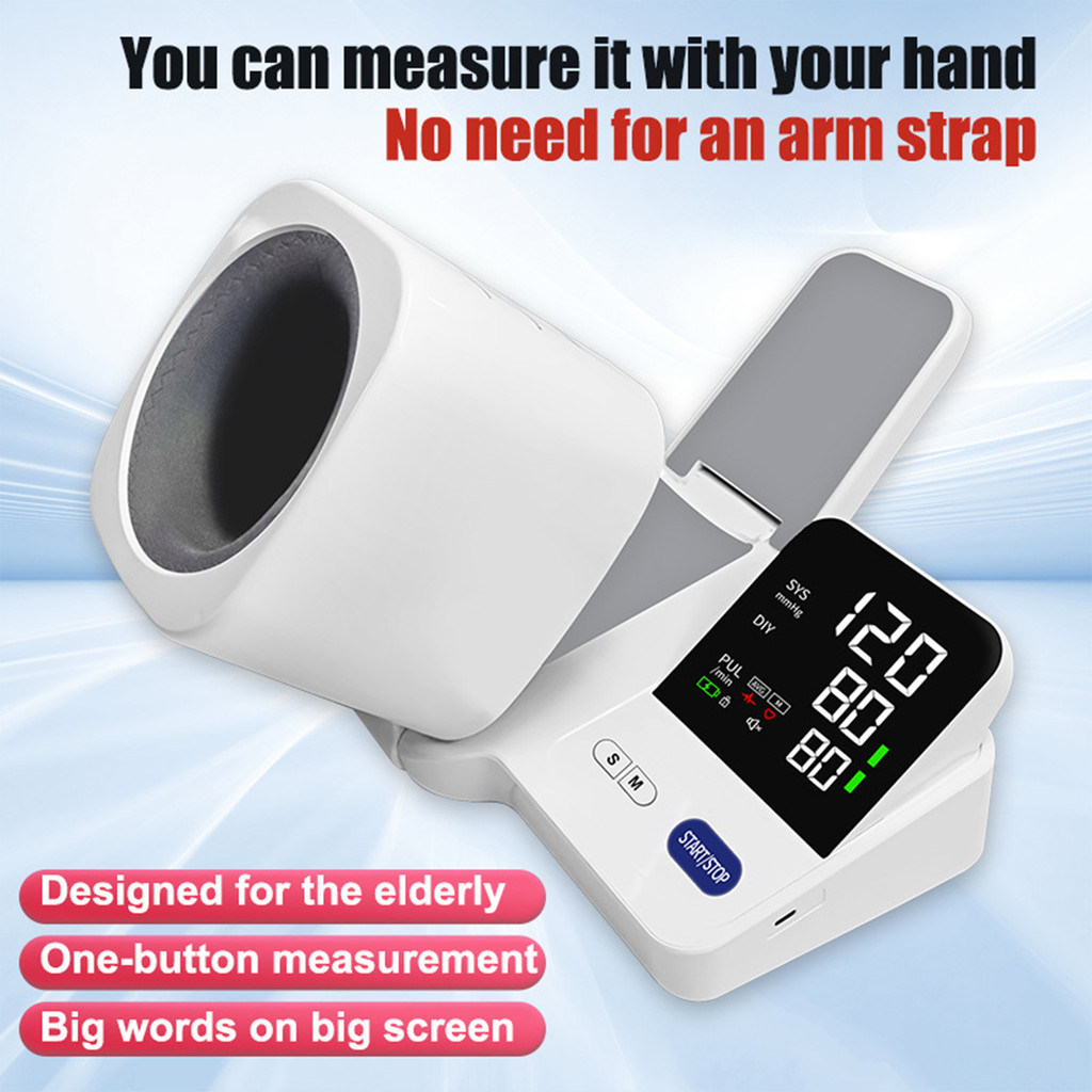 Kirim 24 Jam/ Smart Blood Pressure Monitor - Tensi Darah Digital Tunnel Dengan Deteksi Detak Jantung