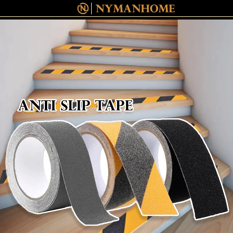 Lakban Anti Slip Lakban Lantai /Tangga Stiker Lantai Antislip Tape Safety Grip Anti Selip Stiker Sol