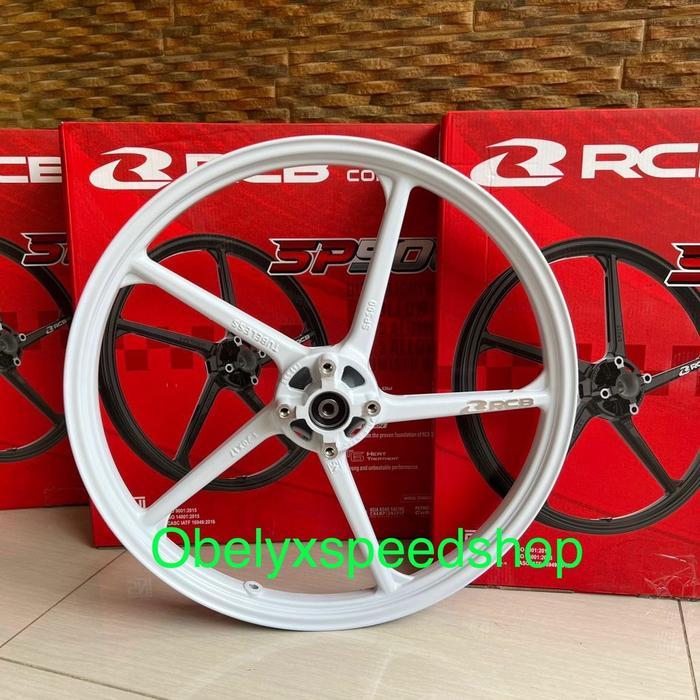 VELG RACING RCB DEPAN SAJA JUPITER Z - JUPITER MX  - MIO UKURAN 120 RING 17 - Putih