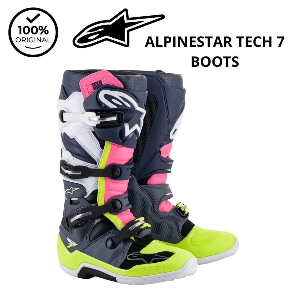 SEPATU ALPINESTAR TECH 7 BOOTS | SEPATU BOOTS ALPINESTAR TECH 7 | 100% ORIGINAL PRODUCT