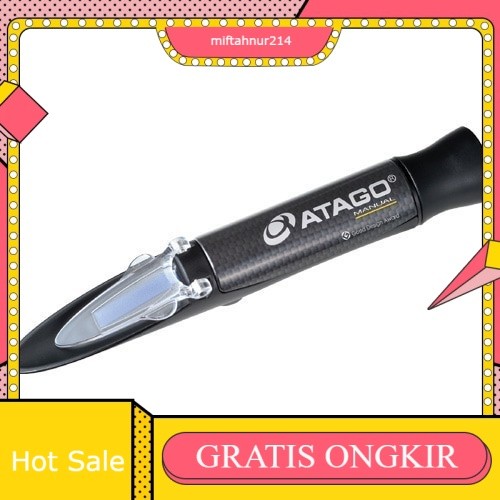 Refractometer Refraktometer Brix meter untuk gula master M ATAGO 0-33%