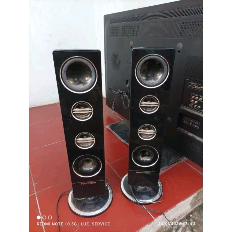 SPIKER SALON TOWER 24 DAN 32 - PENGERAS SUARA TELEVISI 24-32 IN SEPASANG - FLAT PANEL TV SPEAKER - S